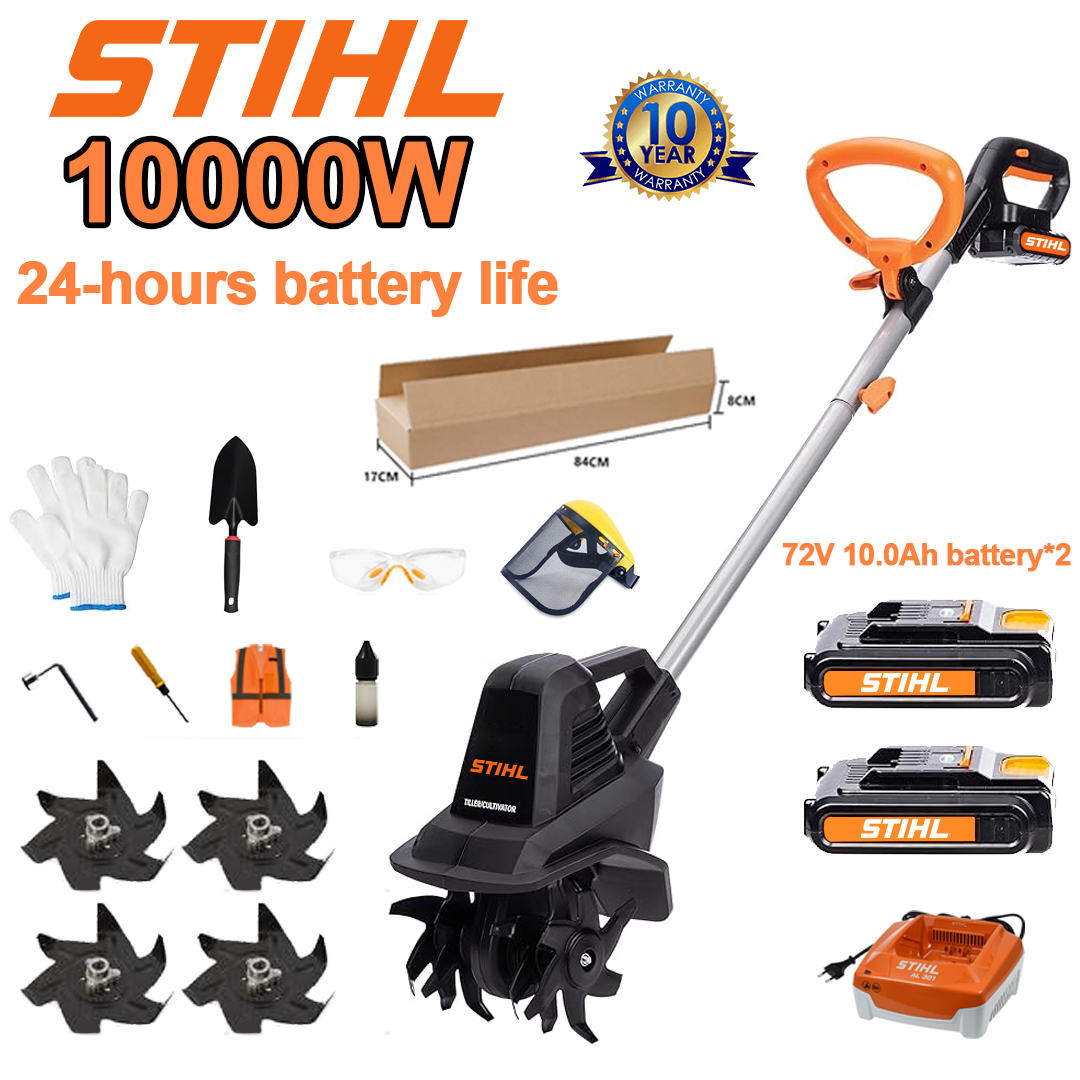 (Czas pracy baterii 24 godziny) Pług 10000 W + akumulator litowy 72 V 10,0 Ah * 2 + szybka ładowarka * 1 + łopata * 1 + lemiesz pługa * 4 + różne akcesoria
